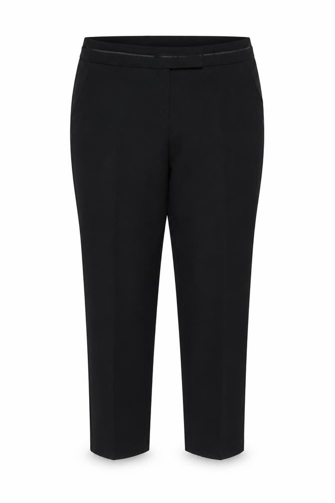 Very Womens Black Polyester Trousers Size 16 Regular Zip