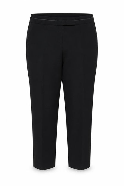Very Womens Black Polyester Trousers Size 16 Regular Zip