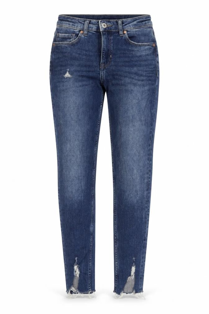 Divided by H&M Womens Blue Cotton Skinny Jeans Size 4 Regular Zip