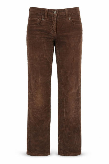 sass & bide Womens Brown Cotton Trousers Size 25 in Regular Zip