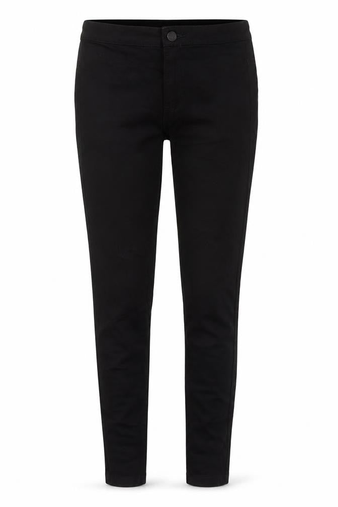 Marks & Spencer Womens Black Cotton Skinny Jeans Size 8 Regular Zip