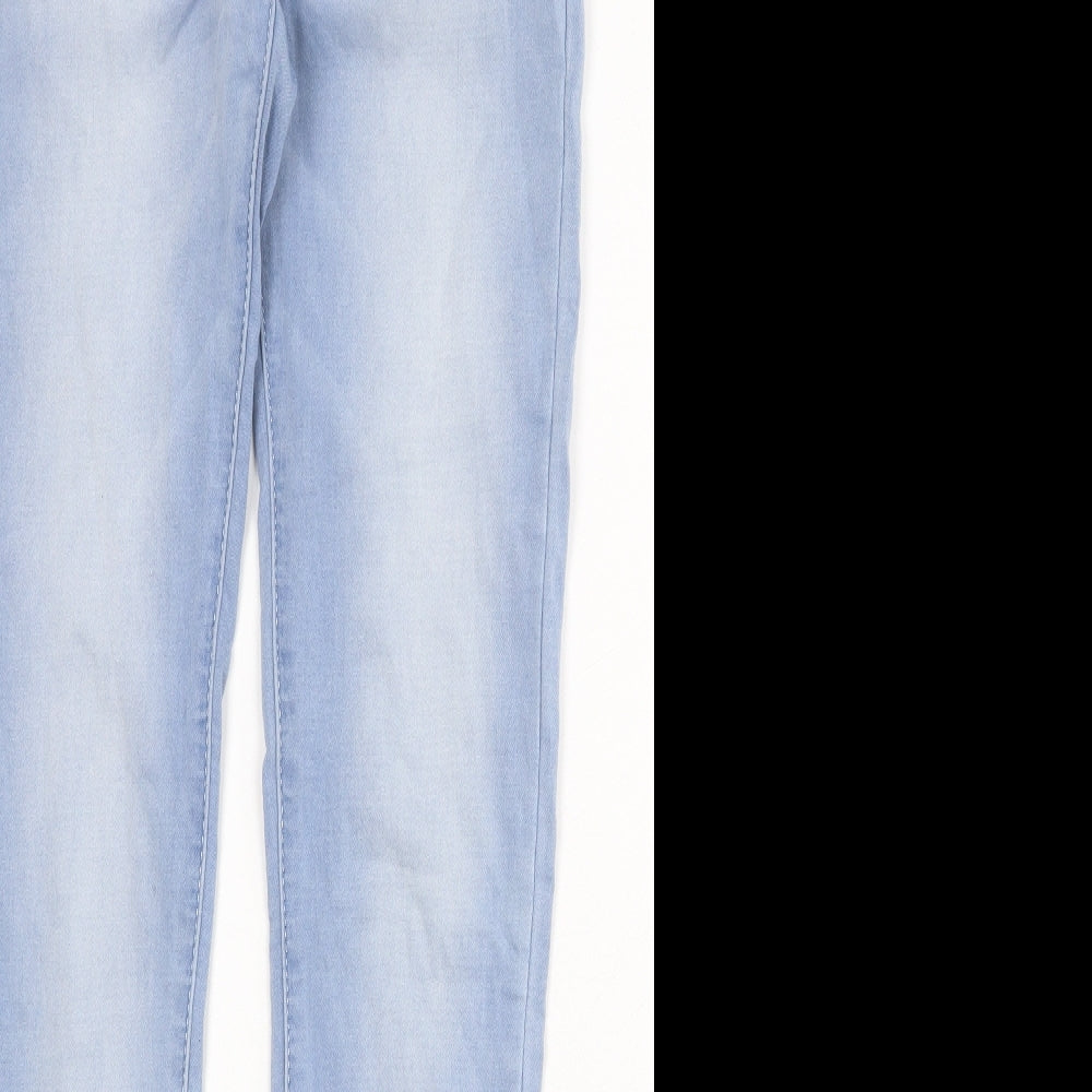 Toxik3 Womens Blue Cotton Skinny Jeans Size S Regular Zip