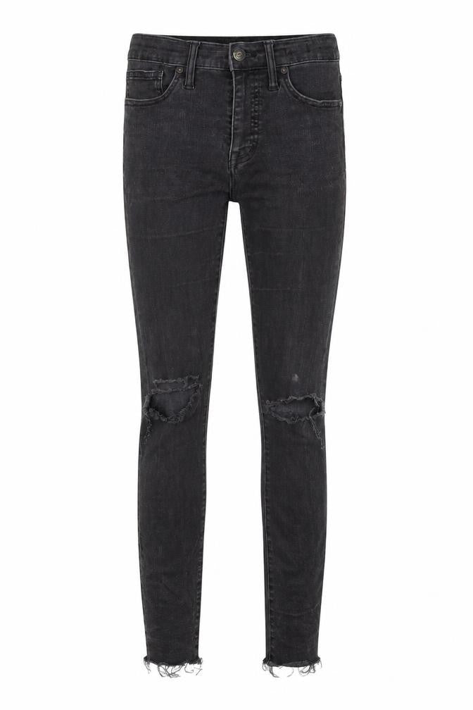 Madwell Womens Black Cotton Skinny Jeans Size 26 in Regular Zip