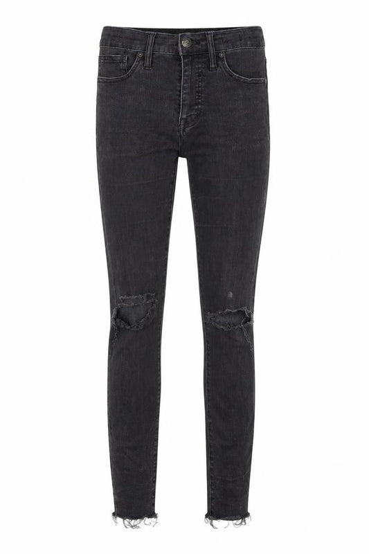 Madwell Womens Black Cotton Skinny Jeans Size 26 in Regular Zip