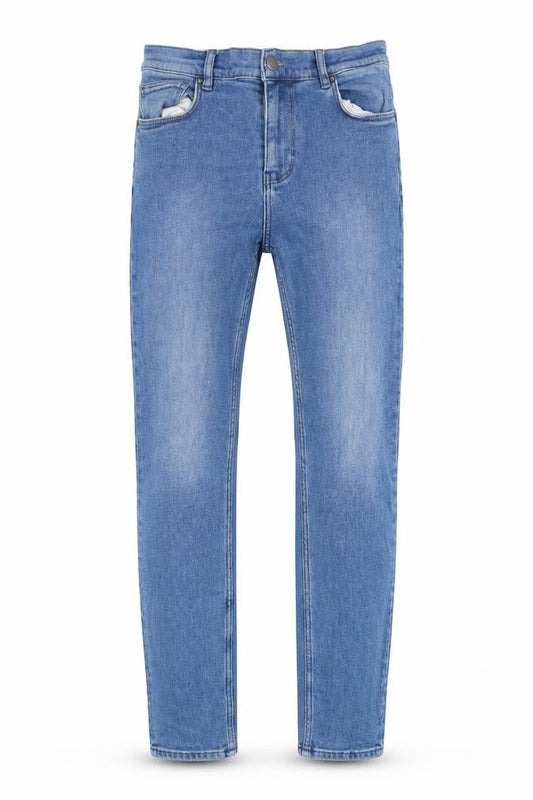 Visual Clothing Project Mens Blue Cotton Skinny Jeans Size 28 in Regular Zip