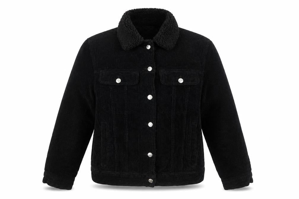 Topshop Womens Black Jacket Size 6 Button