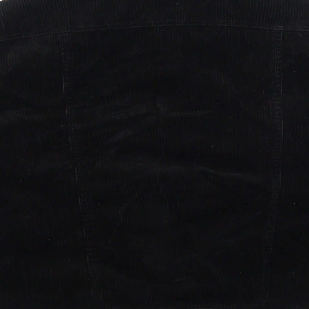 Topshop Womens Black Jacket Size 6 Button