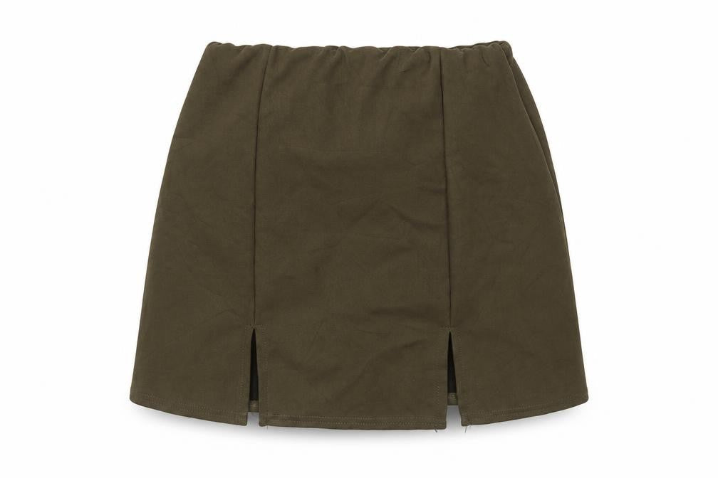 Select Womens Green Polyester Mini Skirt Size 10