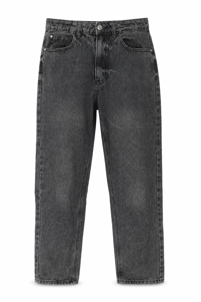 Missguided Womens Black Cotton Straight Jeans Size 10 Regular Zip
