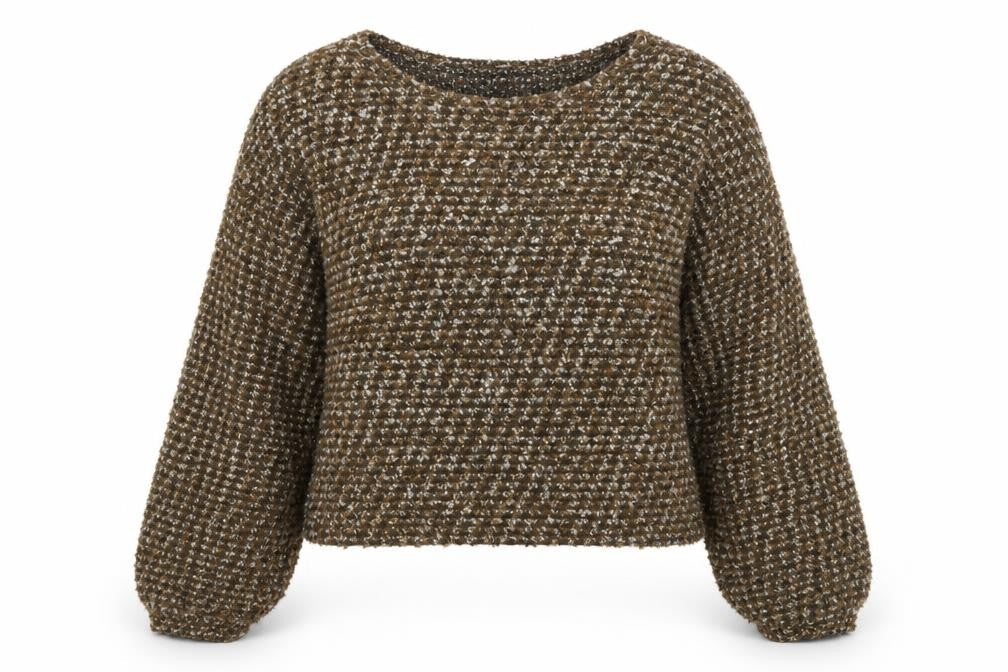 New Look Womens Multicoloured Round Neck Acrylic Pullover Jumper Size S
