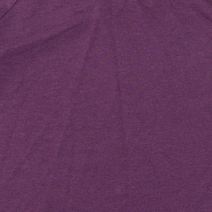 H&M Womens Purple Cotton Pullover Sweatshirt Size M Pullover - Meoow