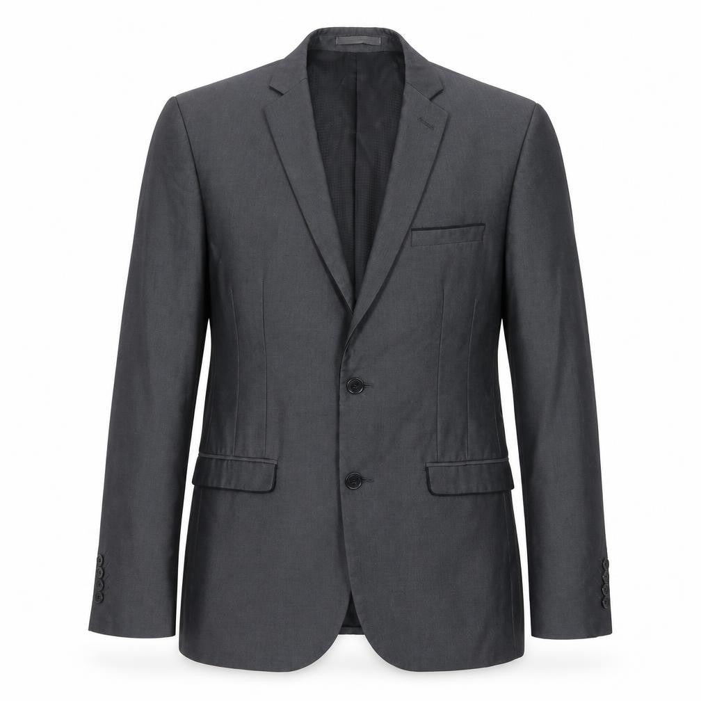 OneSixFive Mens Grey Polyester Jacket Suit Jacket Size 38 Regular