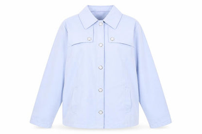 Slimma Womens Blue Jacket Size 16 Buckle