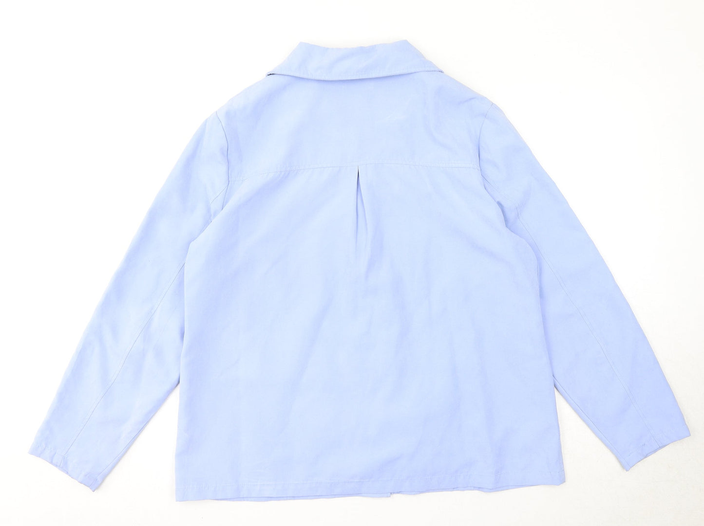 Slimma Womens Blue Jacket Size 16 Buckle