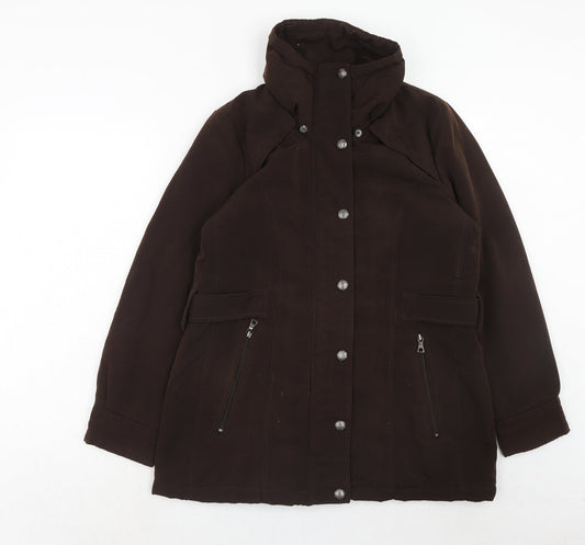 Bic chill Womens Brown Jacket Size M Zip