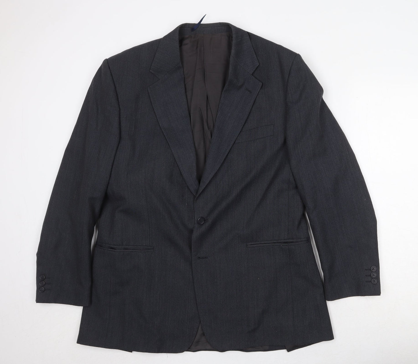 Scott International Mens Grey Polyester Jacket Suit Jacket Size 44 Regular