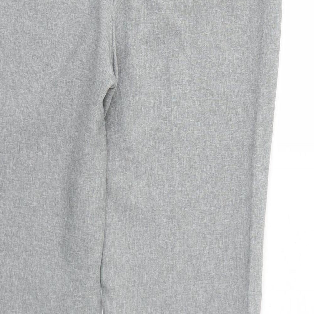 South Womens Grey Polyester Trousers Size 10 Regular Zip