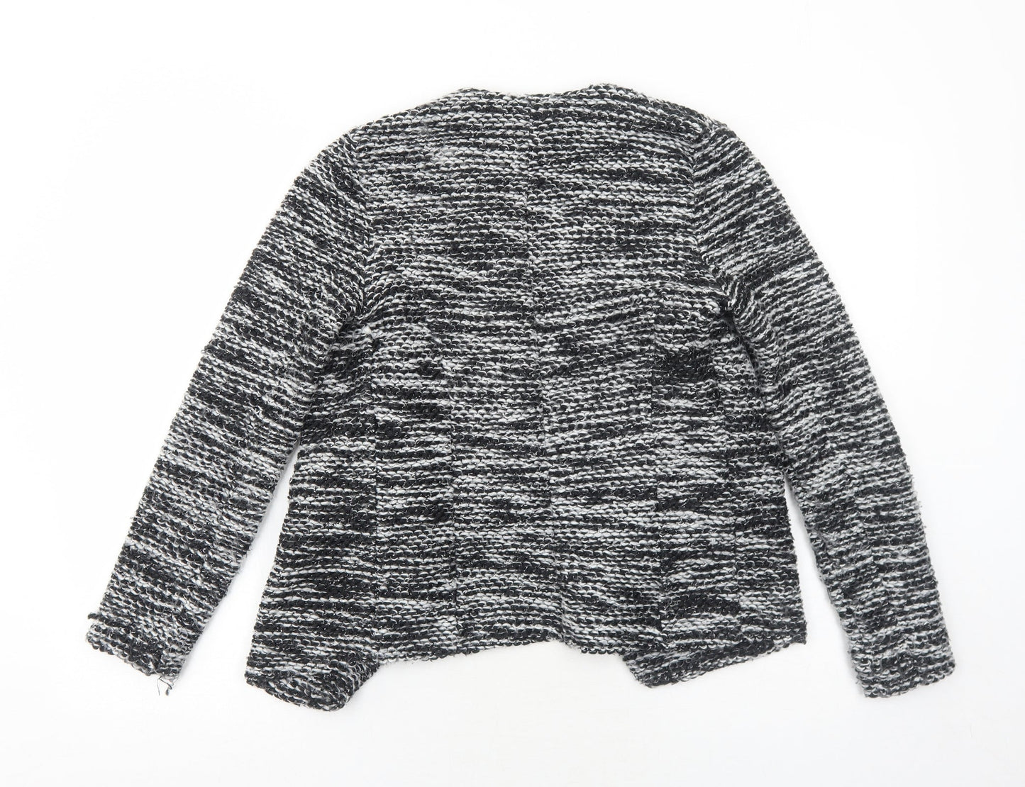 H&M Womens Black Geometric Jacket Size S
