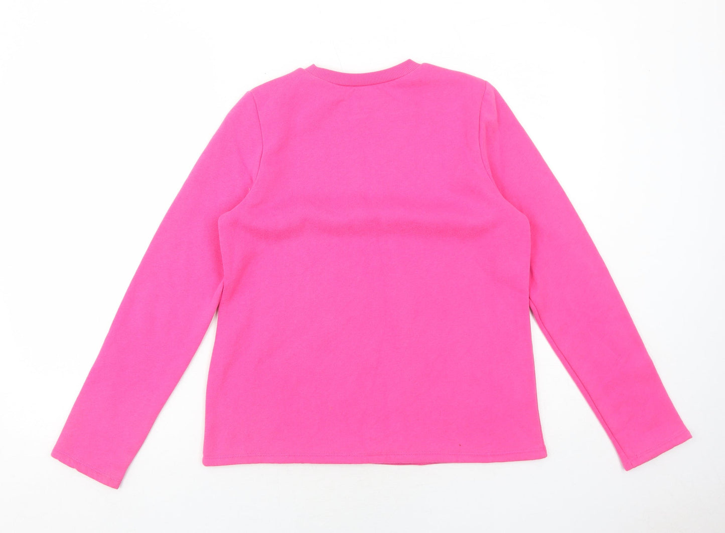 DECATHLON Girls Pink Polyester Pullover Sweatshirt Size 14 Years Pullover - Good Sport