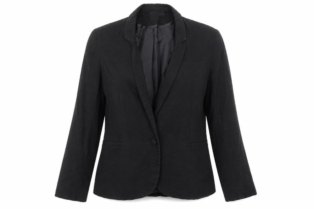 ASOS Womens Black Jacket Blazer Size 10 Button