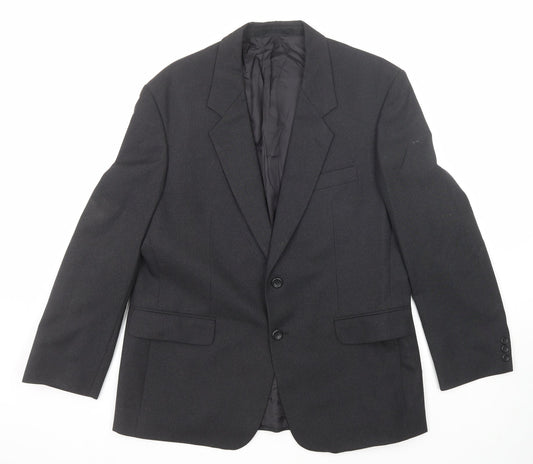 Varteks Mens Grey Acetate Jacket Suit Jacket Size 42 Regular