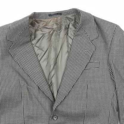 Ciro Citterio Mens Black Wool Jacket Suit Jacket Size 40 Regular