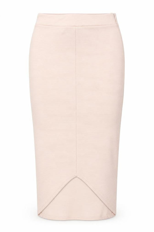 Missguided Womens Pink Polyester Straight & Pencil Skirt Size S Zip - Waist 22 Inches