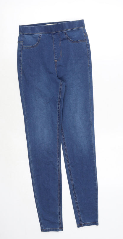Marks & Spencer Womens Blue Cotton Jegging Jeans Size 6 Regular