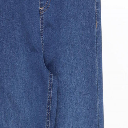 Marks & Spencer Womens Blue Cotton Jegging Jeans Size 6 Regular
