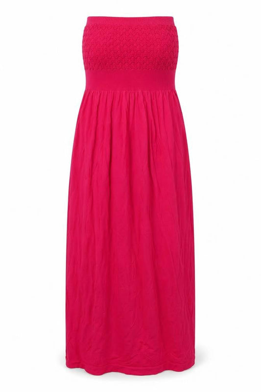 Ocean Club Womens Pink Modal Fit & Flare Size S Off the Shoulder Pullover