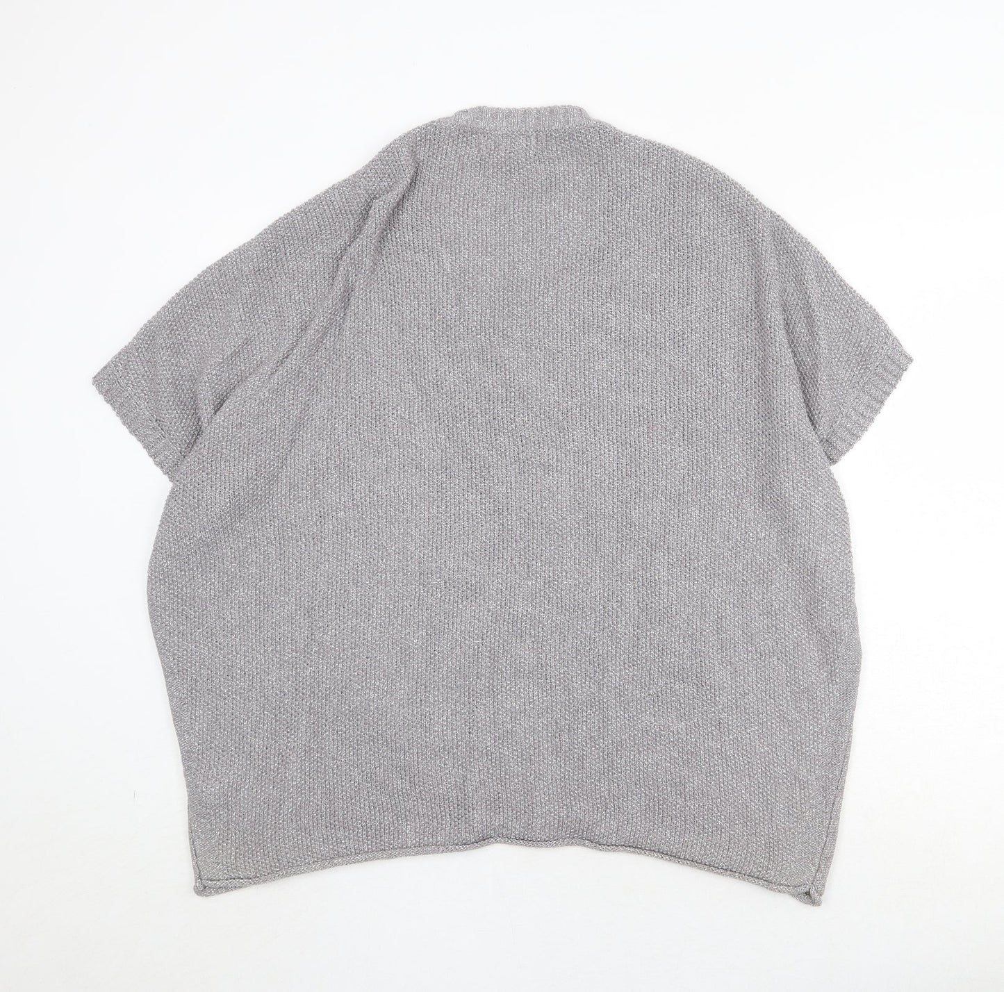 NEXT Womens Green V-Neck Cotton Pullover Jumper Size M