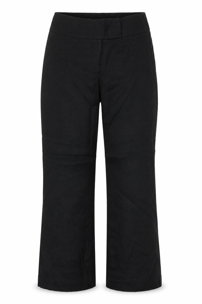 Planet Womens Black Polyester Trousers Size 30 in Regular Zip