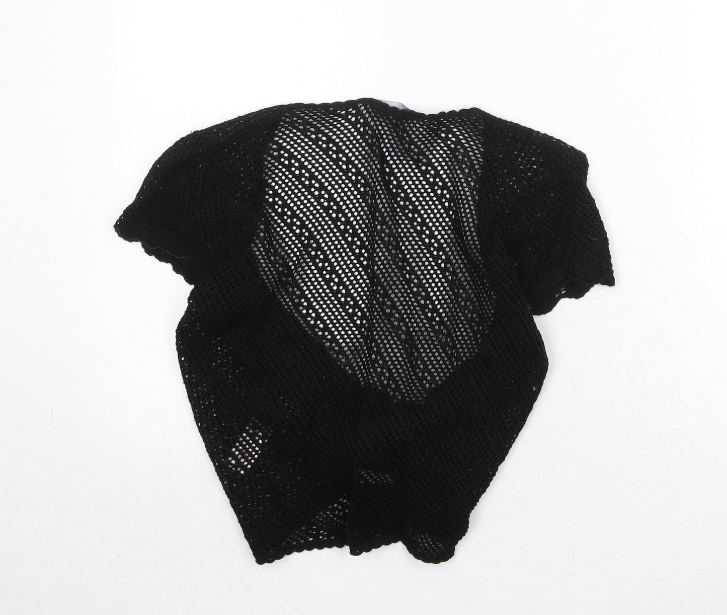 Dorothy Perkins Womens Black V-Neck Acrylic Cardigan Jumper Size 8