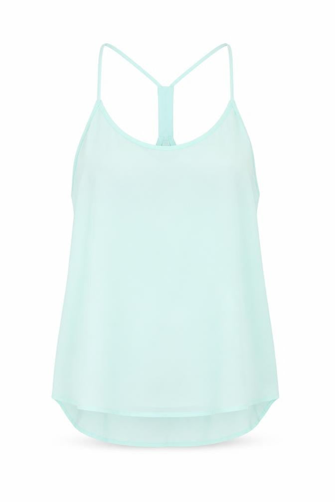 H&M Womens Blue Polyester Camisole Tank Size 14 Round Neck