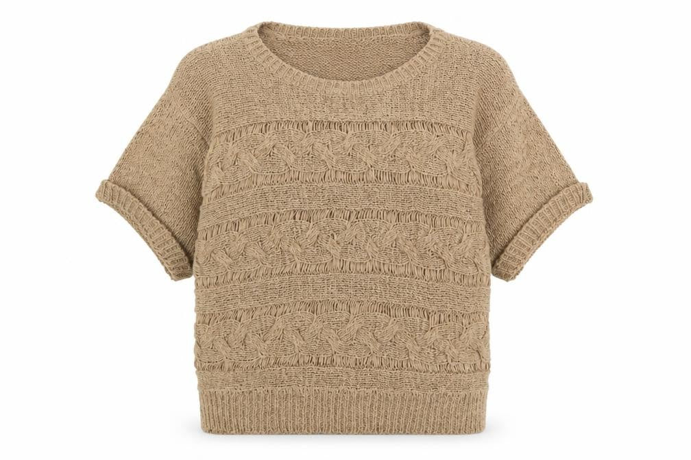 BHS Womens Brown Round Neck Acrylic Pullover Jumper Size 14