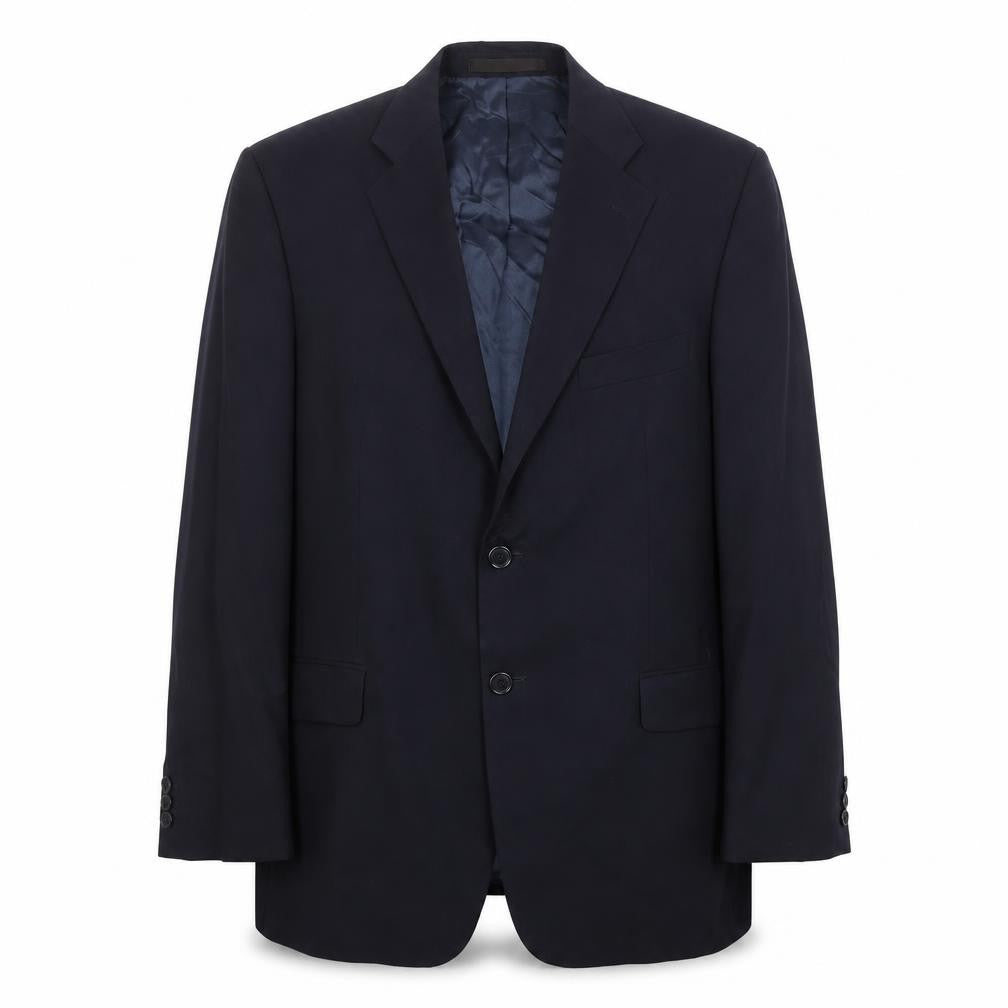 Marks & Spencer Mens Blue Wool Jacket Suit Jacket Size 42 Regular