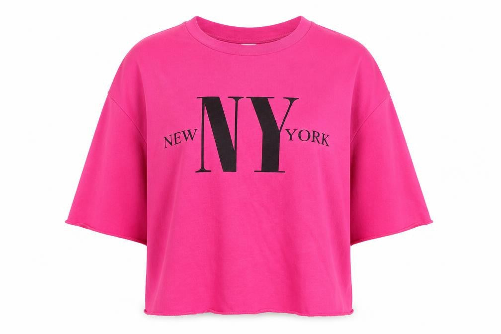 Divided Womens Pink Cotton Pullover Sweatshirt Size S Pullover