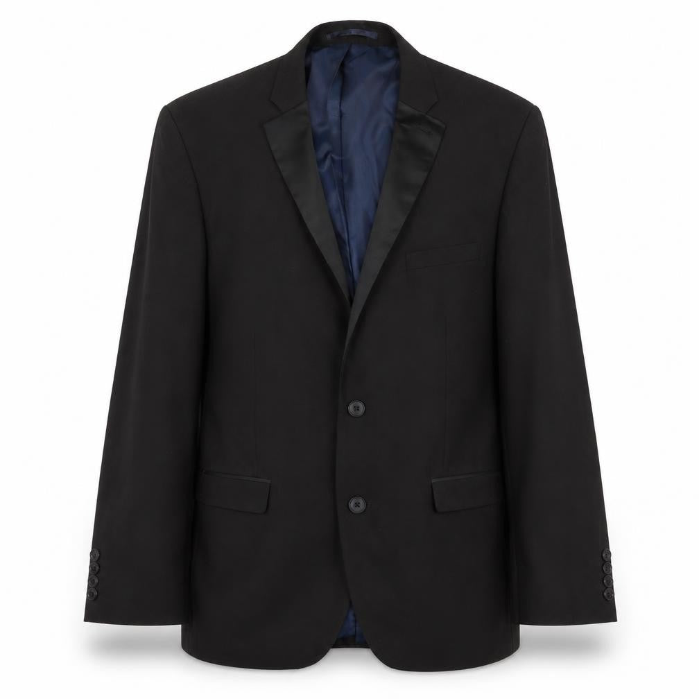 NEXT Mens Black Polyester Jacket Suit Jacket Size 42 Regular