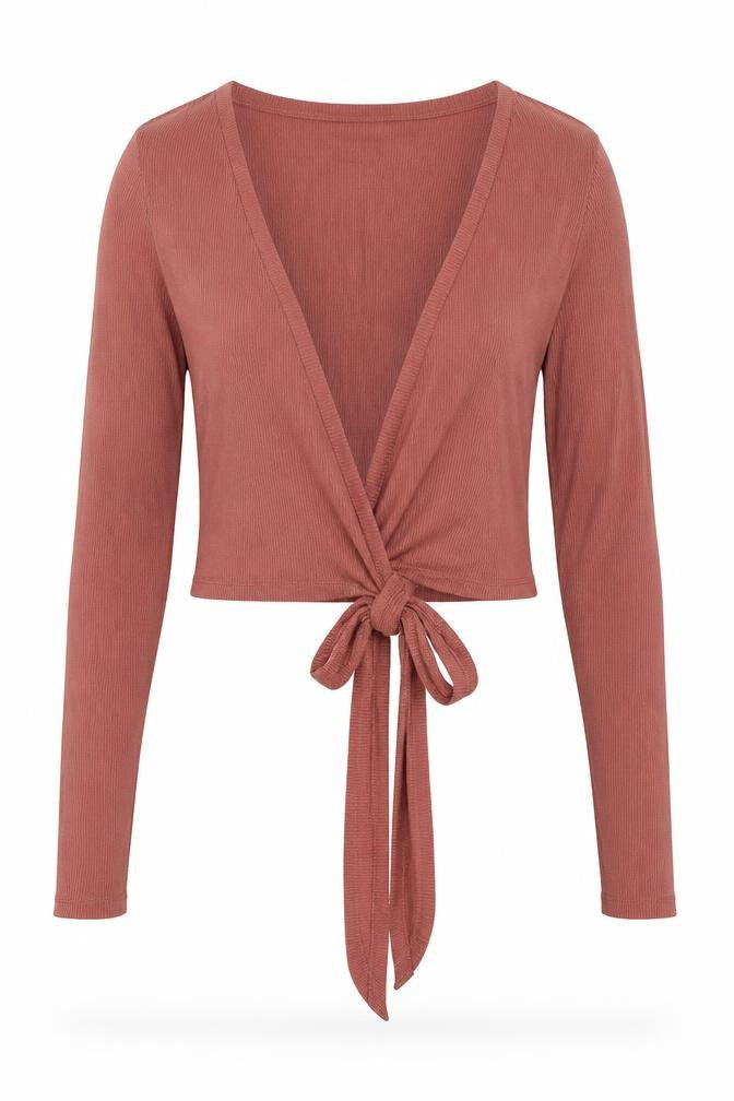 ASOS Womens Beige V-Neck Viscose Wrap Jumper Size 12