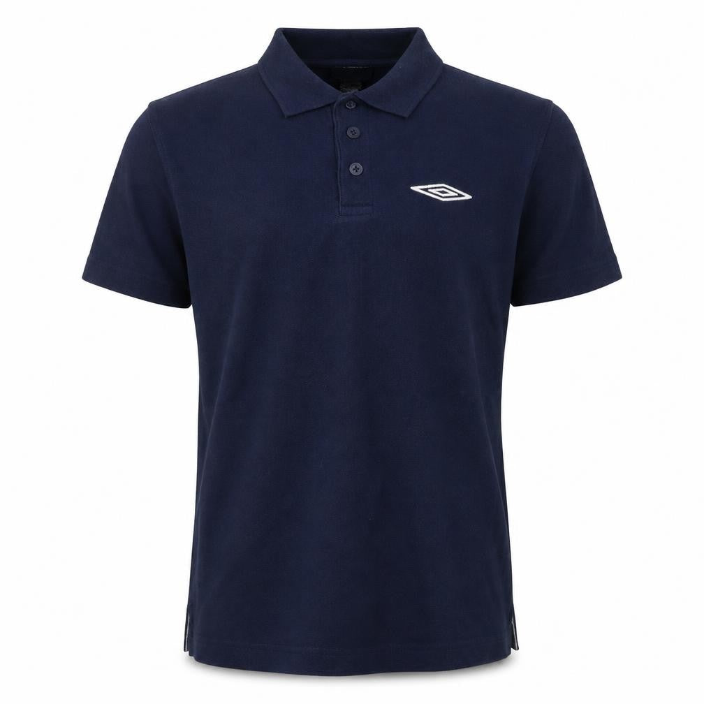 Umbro Boys Blue Polyester Pullover Polo Size S Collared Pullover