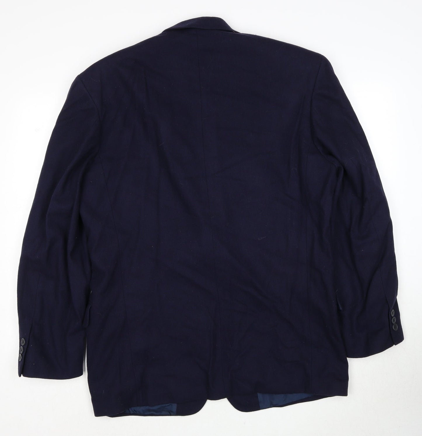 Berkertex Mens Blue Wool Jacket Suit Jacket Size 42 Regular