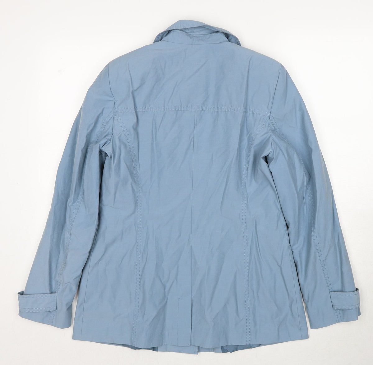 BHS Womens Blue Jacket Size 10 Zip