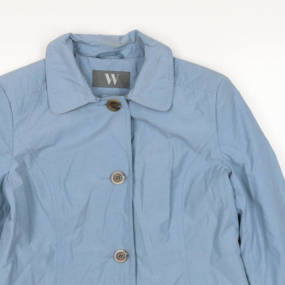 BHS Womens Blue Jacket Size 10 Zip