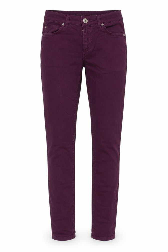 Oasis Womens Red Cotton Skinny Jeans Size 10 Regular Zip