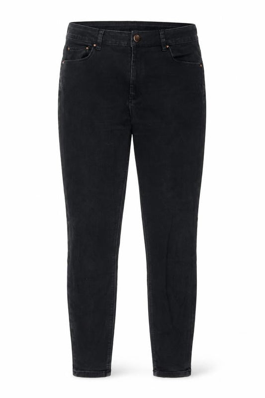 ASOS Womens Black Cotton Skinny Jeans Size 31 in L32 in Regular Zip