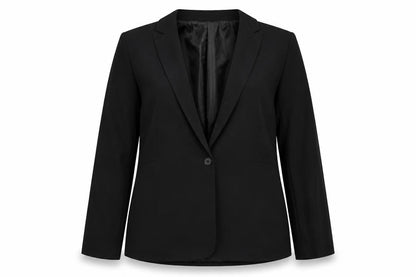 Episode Womens Black Acetate Jacket Blazer Size 16