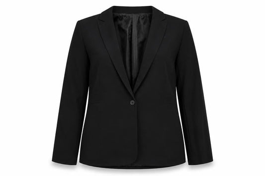 Episode Womens Black Acetate Jacket Blazer Size 16