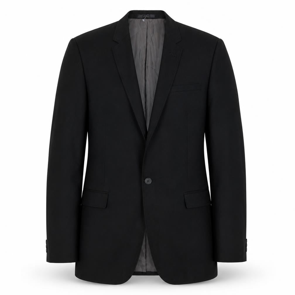 Butler & Webb Mens Black Polyester Jacket Suit Jacket Size 40 Regular