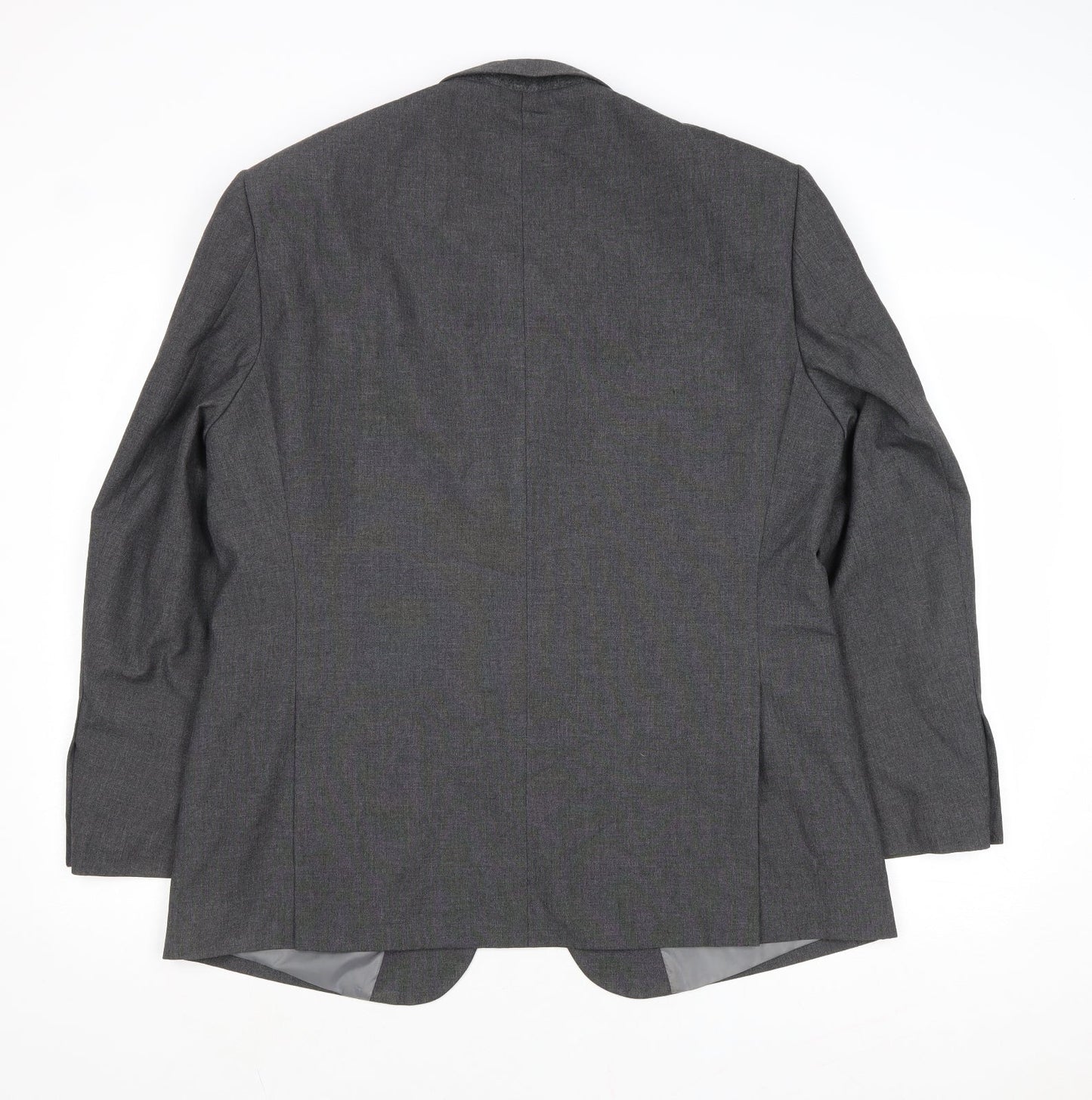 Marks and Spencer Mens Grey Polyester Jacket Suit Jacket Size 42 Regular