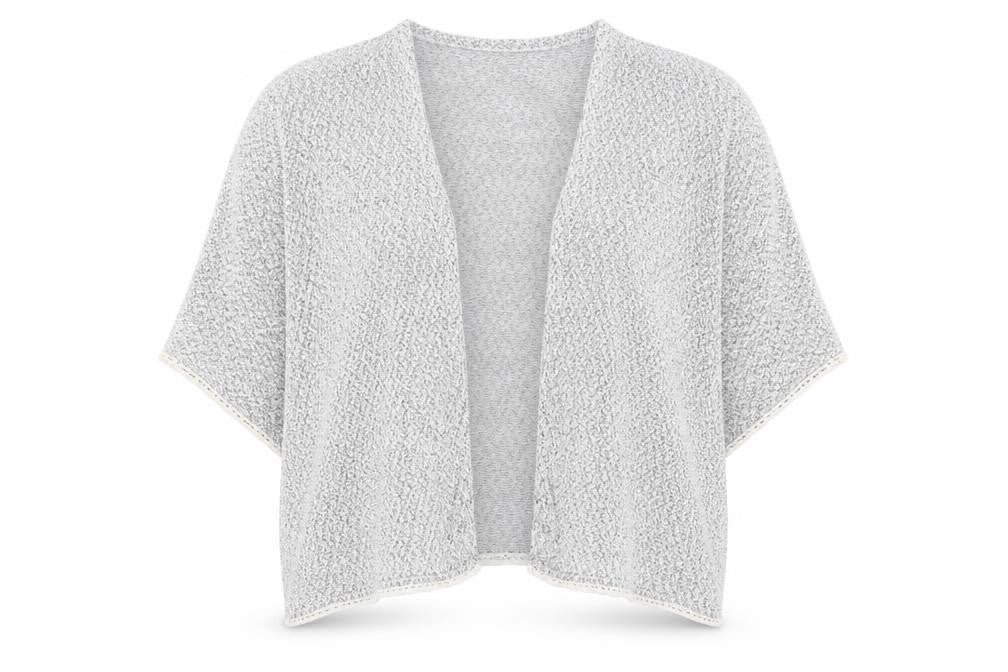New Look Womens Grey V-Neck Polyester Cardigan Jumper Size 18
